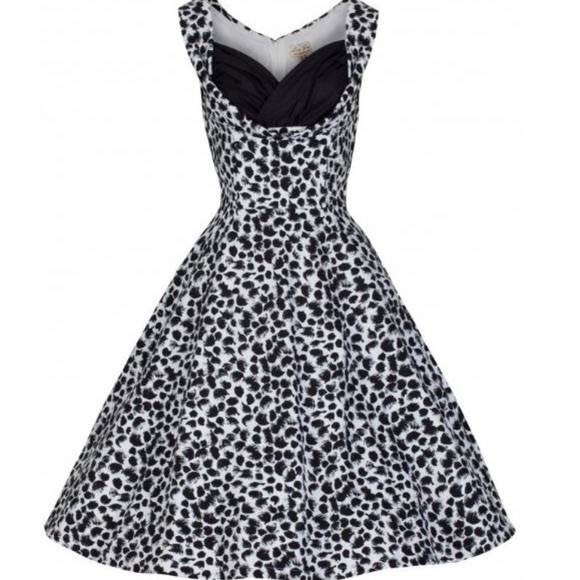 Lindy Bop Ophelia dress leopard pinup rockabilly - Picture 3 of 7